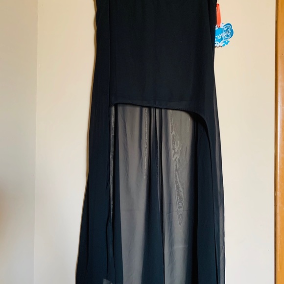 Sheer short/Long black skirt - Picture 2 of 3